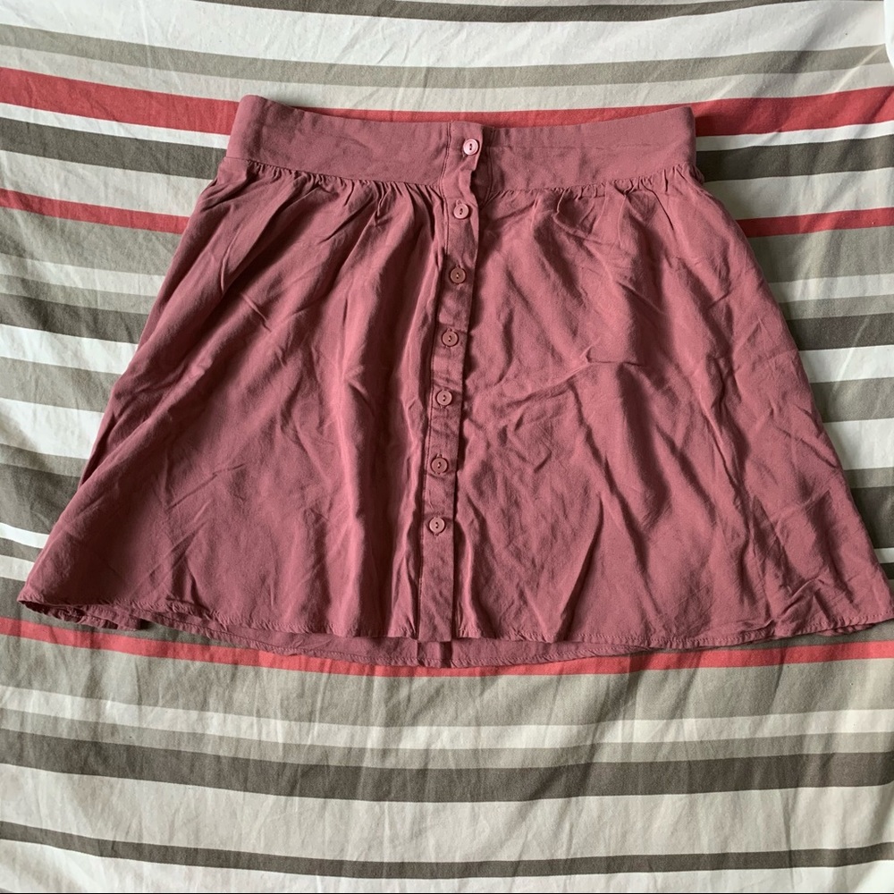 Charlotte Russe Flowy Pink Skirt